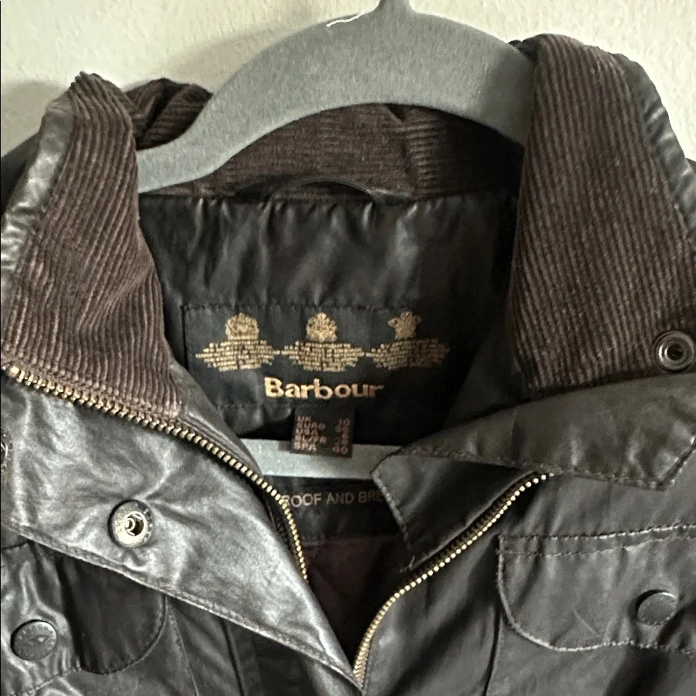 Barbour Women's wax like  Jacket size US 6 - Picture 4 of 9